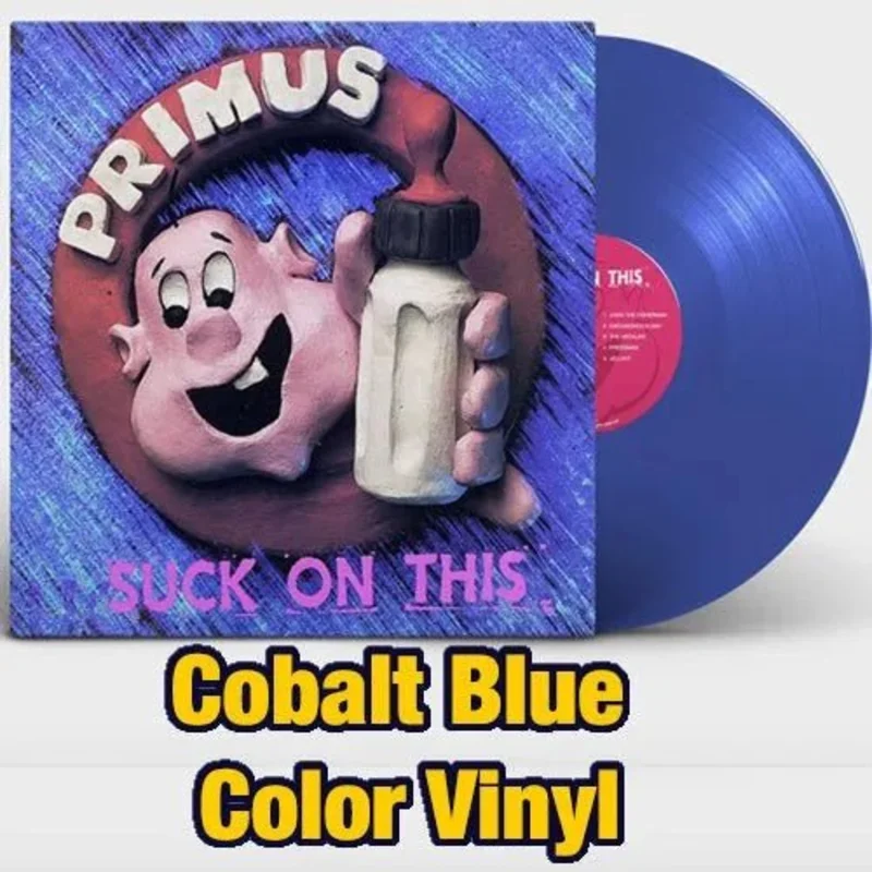 Primus - Suck on This - Cobalt Blue Vinyl Record