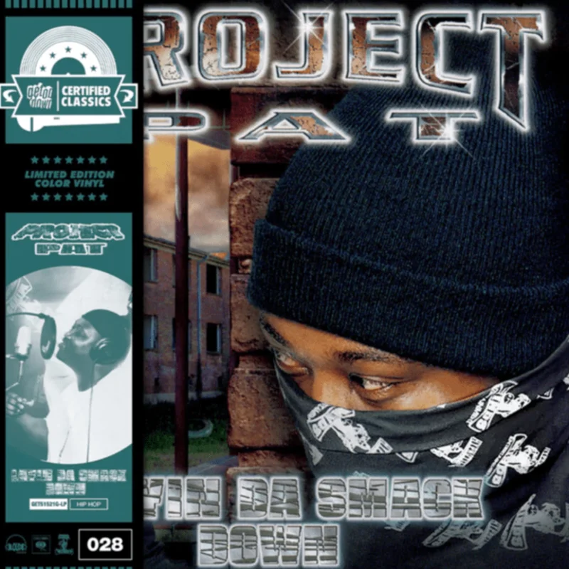 Project Pat - Layin Da Smack Down (Brown & White Color) Vinyl LP