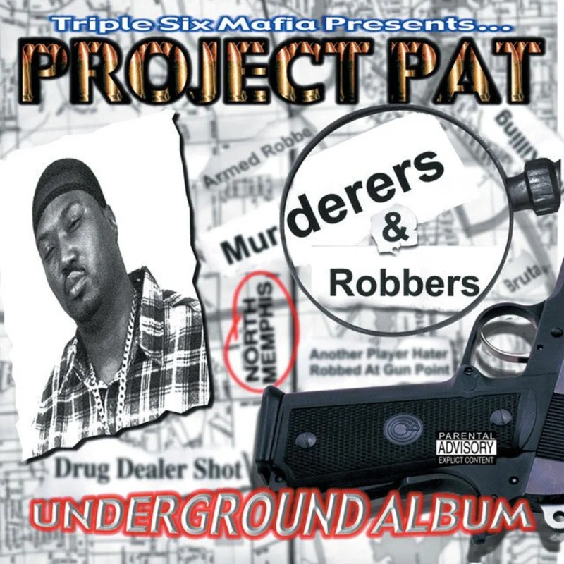 Project Pat - Murderers & Robbers (Translucent Black Ice Color) Vinyl LP