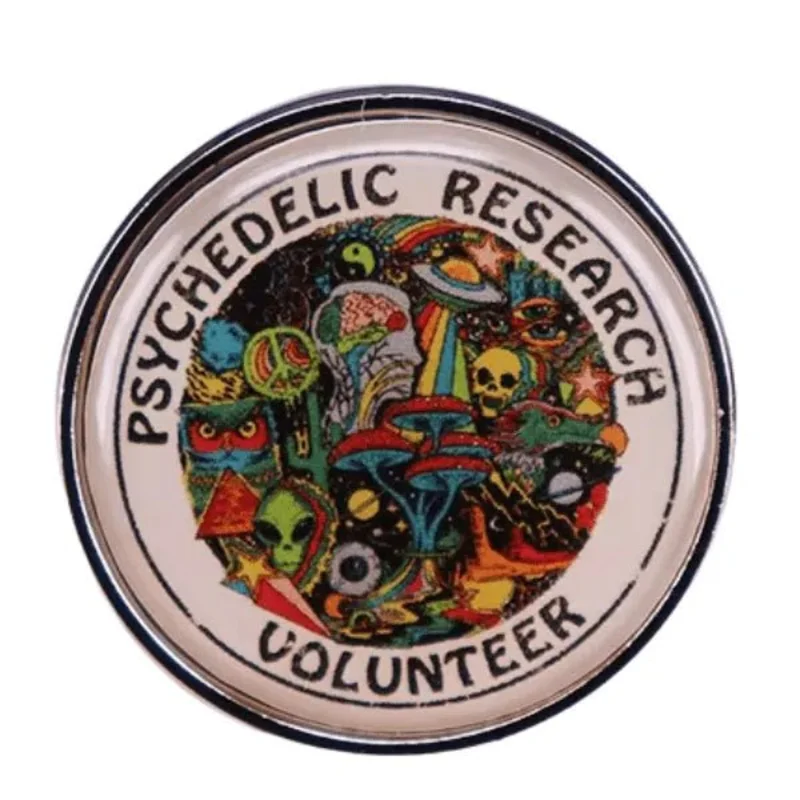 Psychedelic Research Volunteer - Enamel Pin