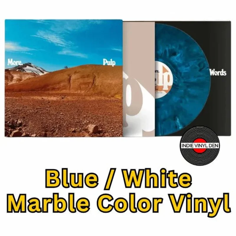 Pulp - More - "Blue Sky Thinking" Marble Color Vinyl Record