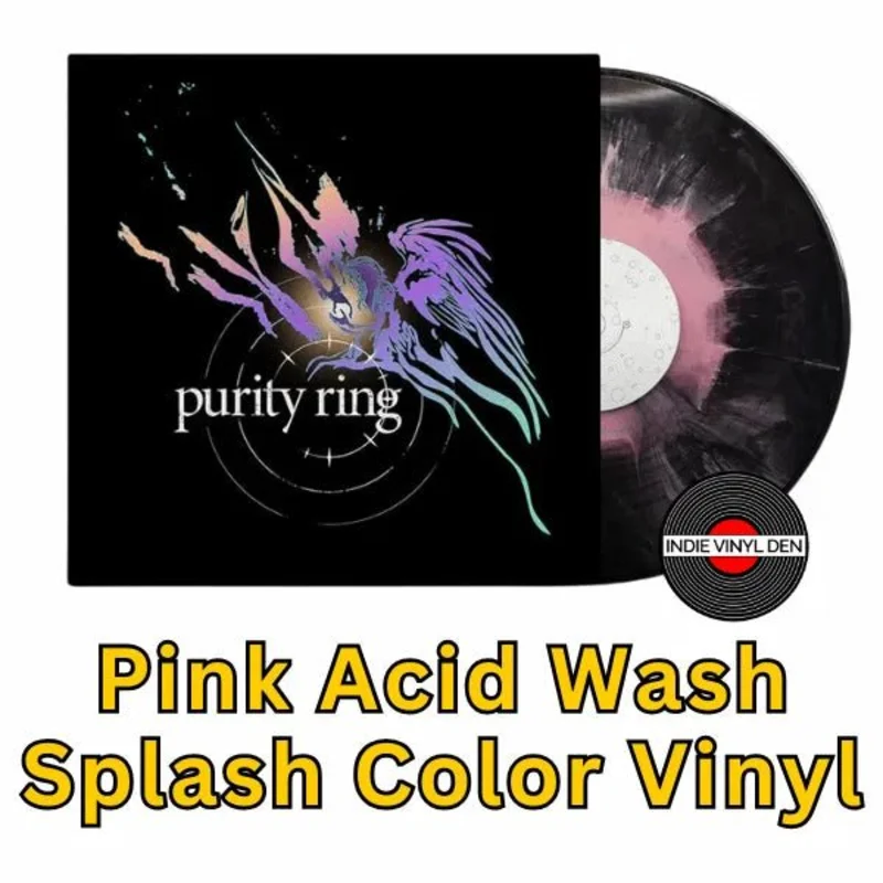 Purity Ring - purity ring - Pink Acid Wash Splash Color Vinyl Record