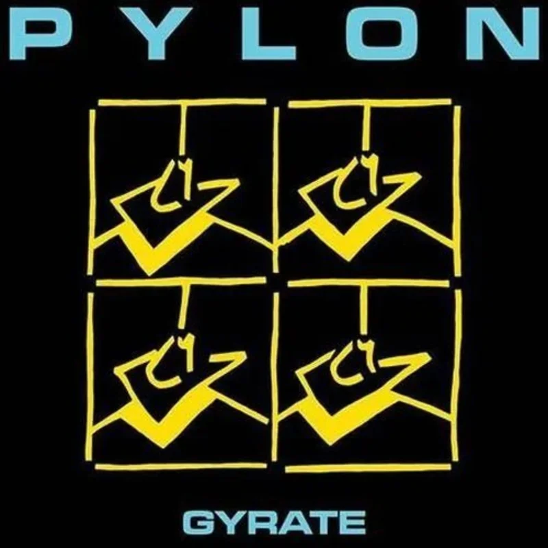 Pylon - Gyrate - Clear and Yellow Color Vinyl Record