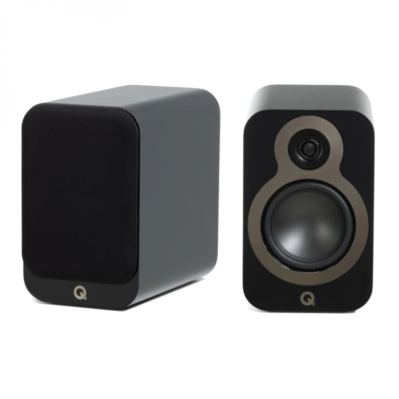 Q Acoustics 3020c Bookshelf Speakers Black