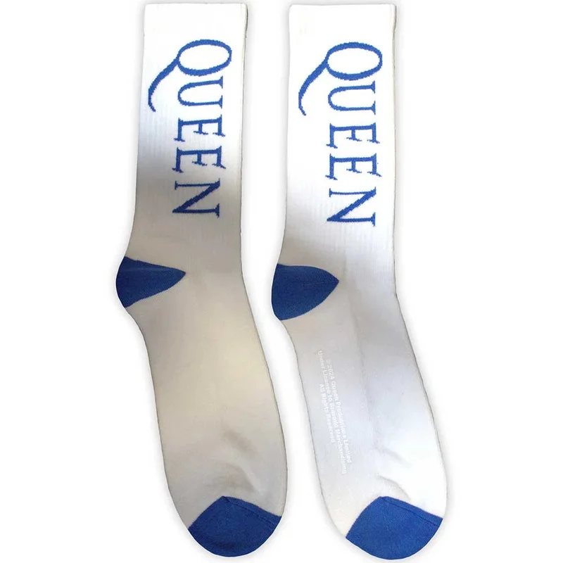 Queen - Blue Logo Socks