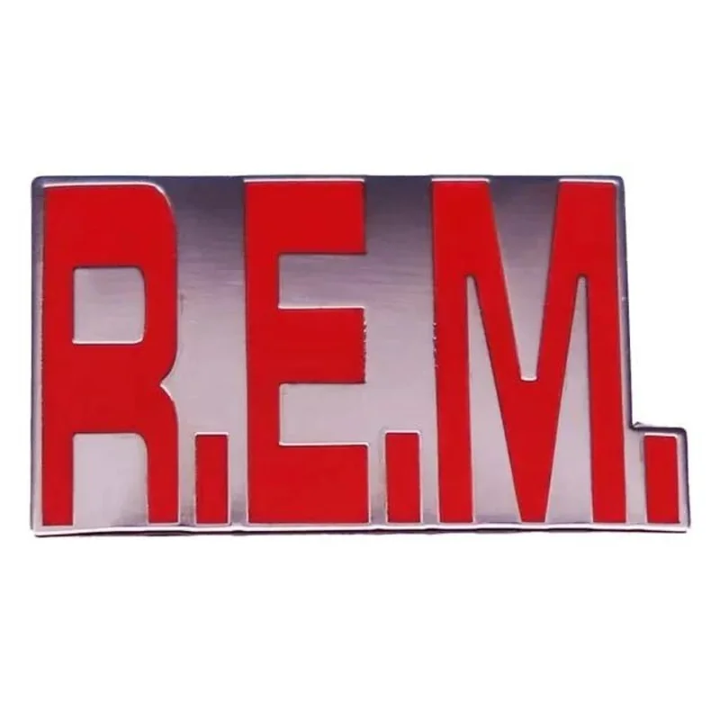 R.E.M. Logo Enamel Pin