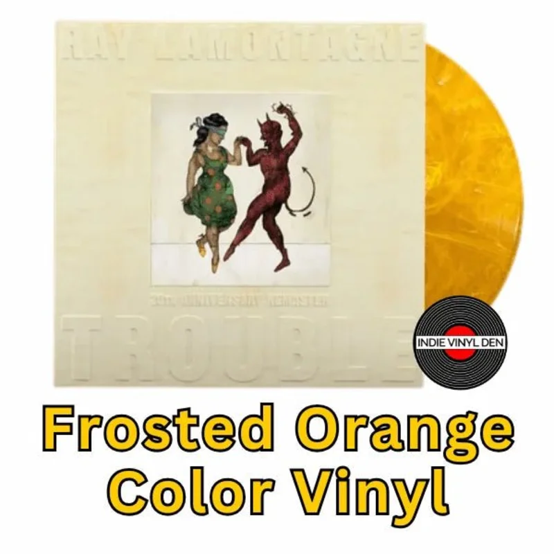 Ray LaMontagne - Trouble - Frosted Orange Color Vinyl Record