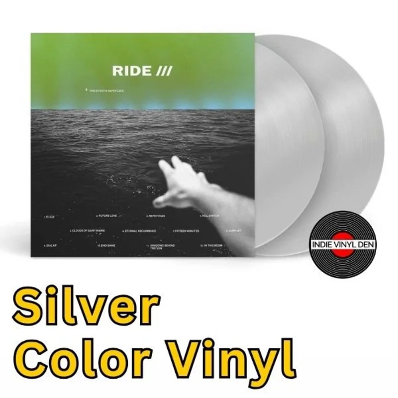 Ride - This Is Not A Safe Place - SILVER Color Vinyl Record