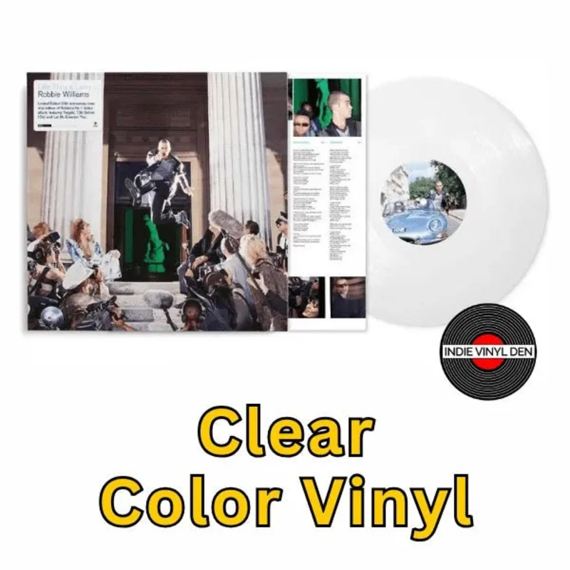 Robbie Williams - Life Thru a Lens - Clear Color Vinyl Record