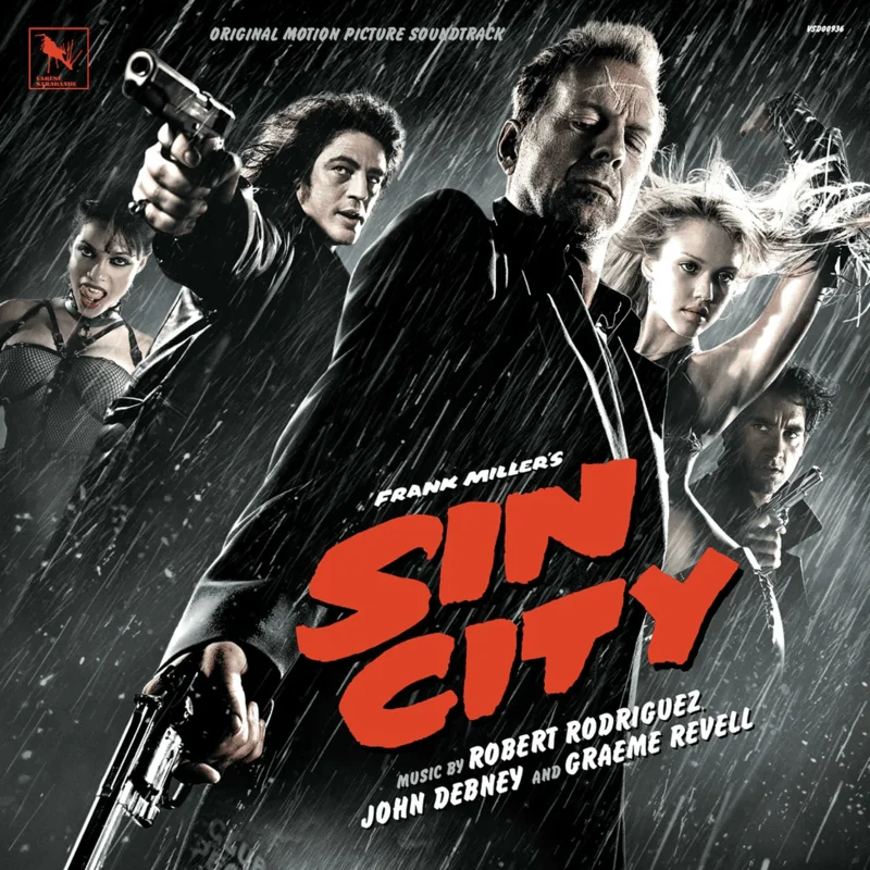 Robert Rodriguez, John Debney, Graeme Revell - Sin City (Original Motion Picture Soundtrack) (Red Color) Vinyl LP