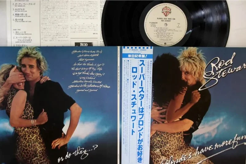 Rod Stewart - Blondes Have More Fun - Japanese Vintage Vinyl