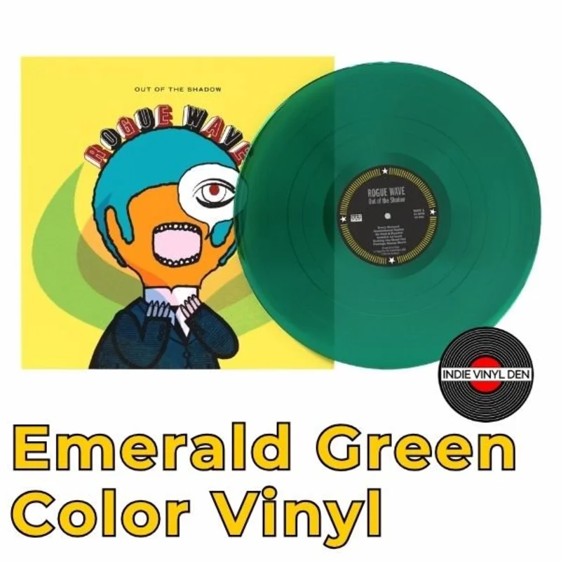 Rogue Wave -Out of the Shadow - Emerald Green Color Vinyl Record