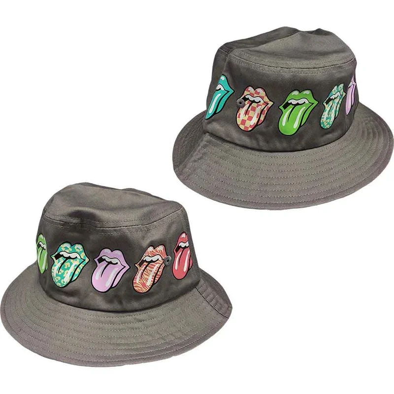 Rolling Stones - Tongue Pattern Bucket Hat