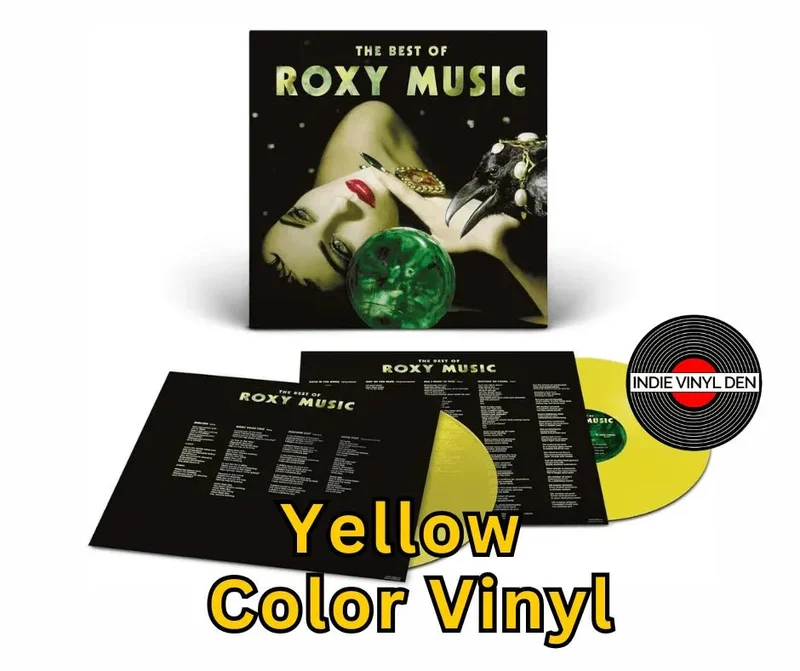Roxy Music - The Best Of - (Half Speed) Yellow Color Vinyl Record 2LP