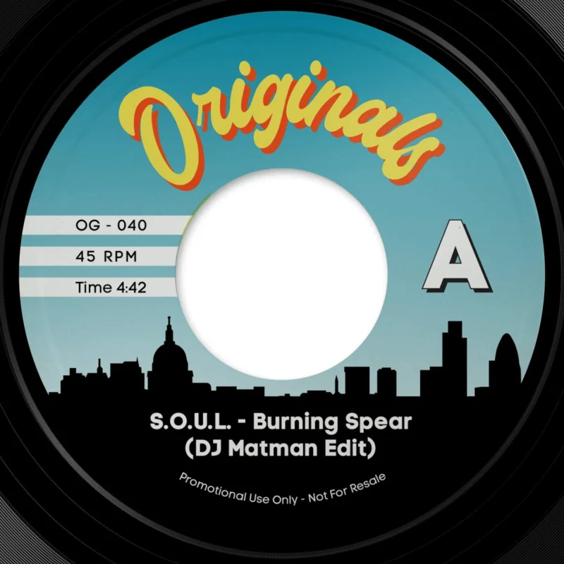 S.O.U.L. b/w Pete Rock & CL Smooth - Burning Spear (DJ Matman edit) b/w Go With The Flow Vinyl 7"
