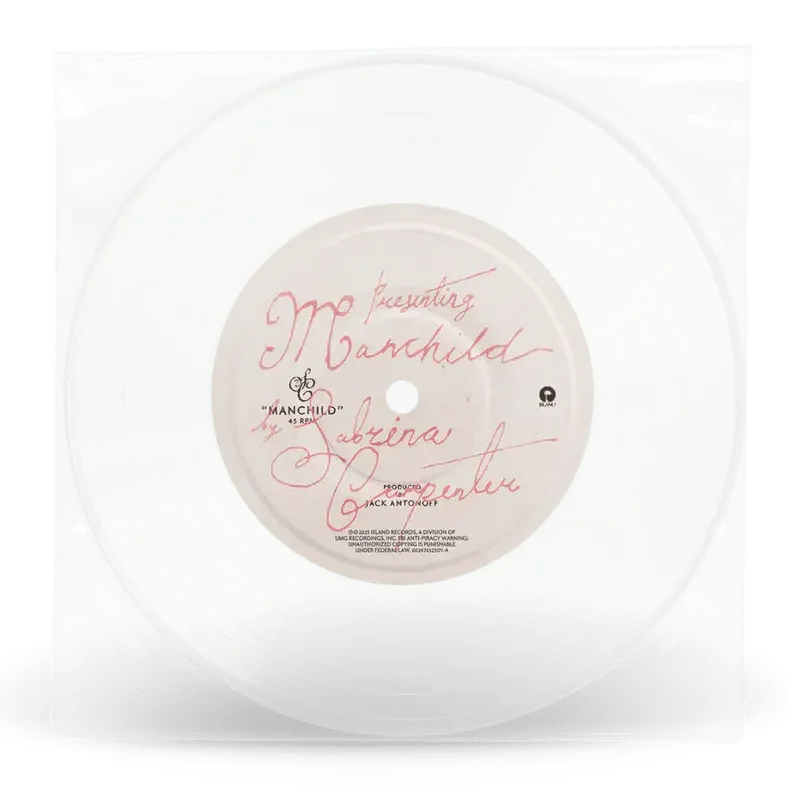 Sabrina Carpenter - Manchild (Clear Color) Vinyl 7"
