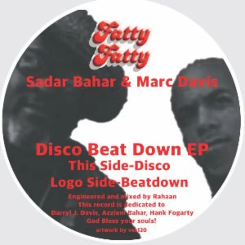 Sadar Bahar & Marc Davis - Disco Vinyl 12"