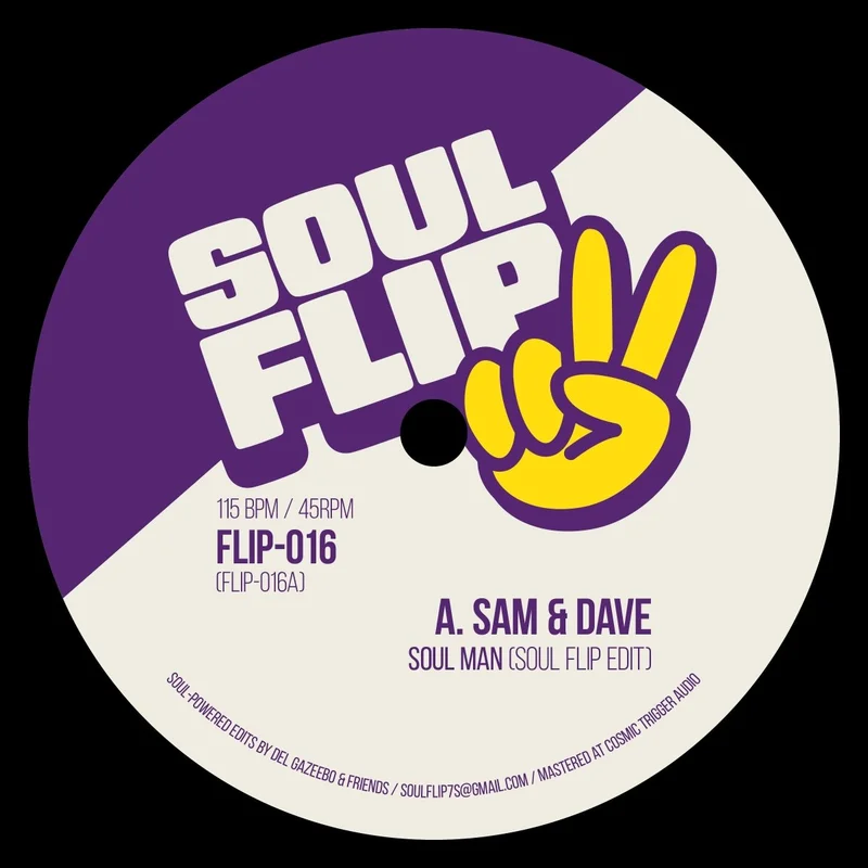 Sam & Dave - Soul Man Soul Flip Edit Vinyl 7"