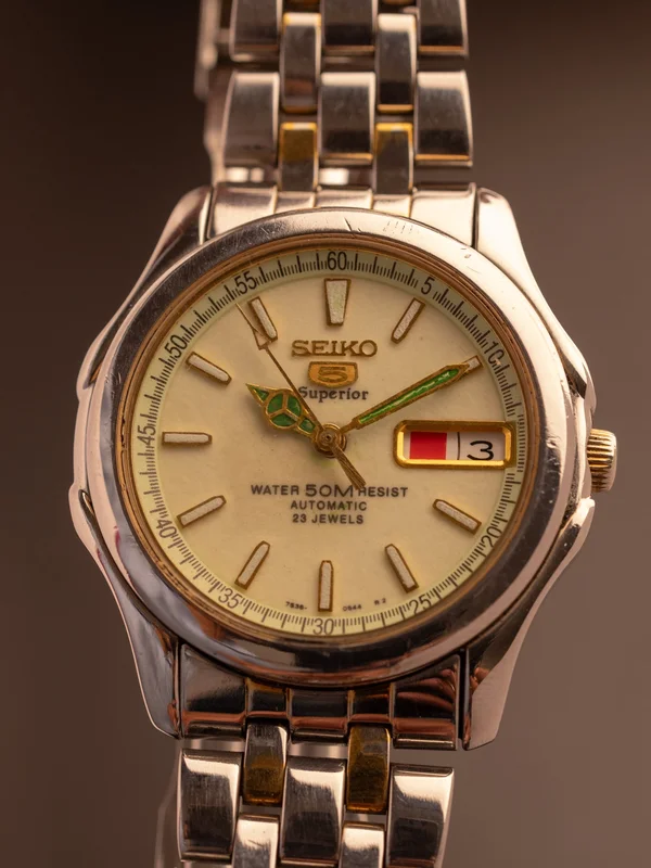 Seiko 5 Superior (Ref. 7S36-0030 A4) (37mm; Automatic)