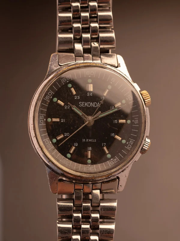 Sekonda Alarm (Ref. 932348) (36mm; Automatic) (Very Rare)