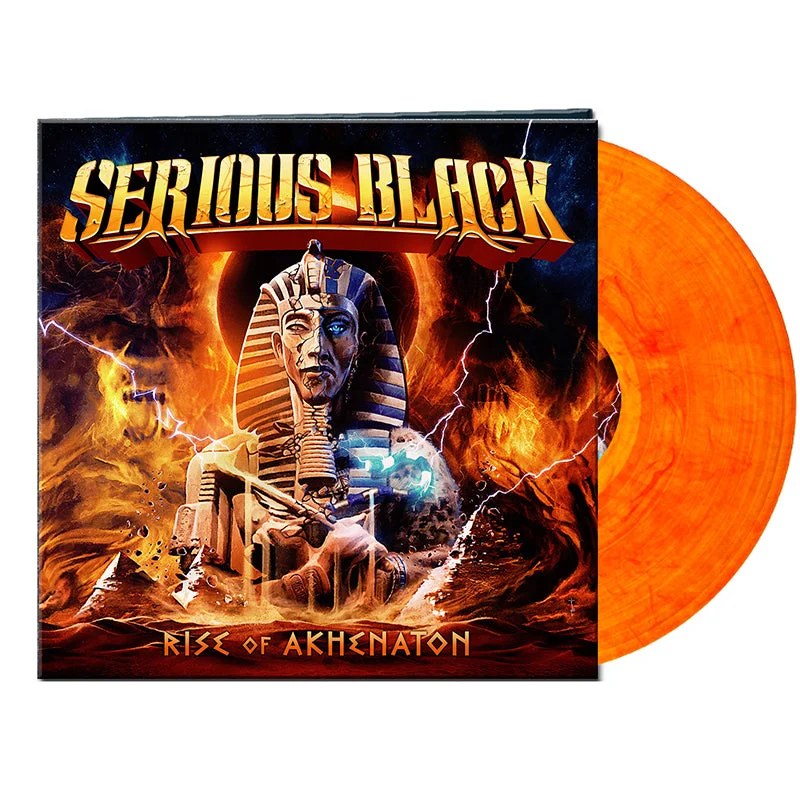 Serious Black - Rise of Akhenaton (Red/Orange Marbled Vinyl)
