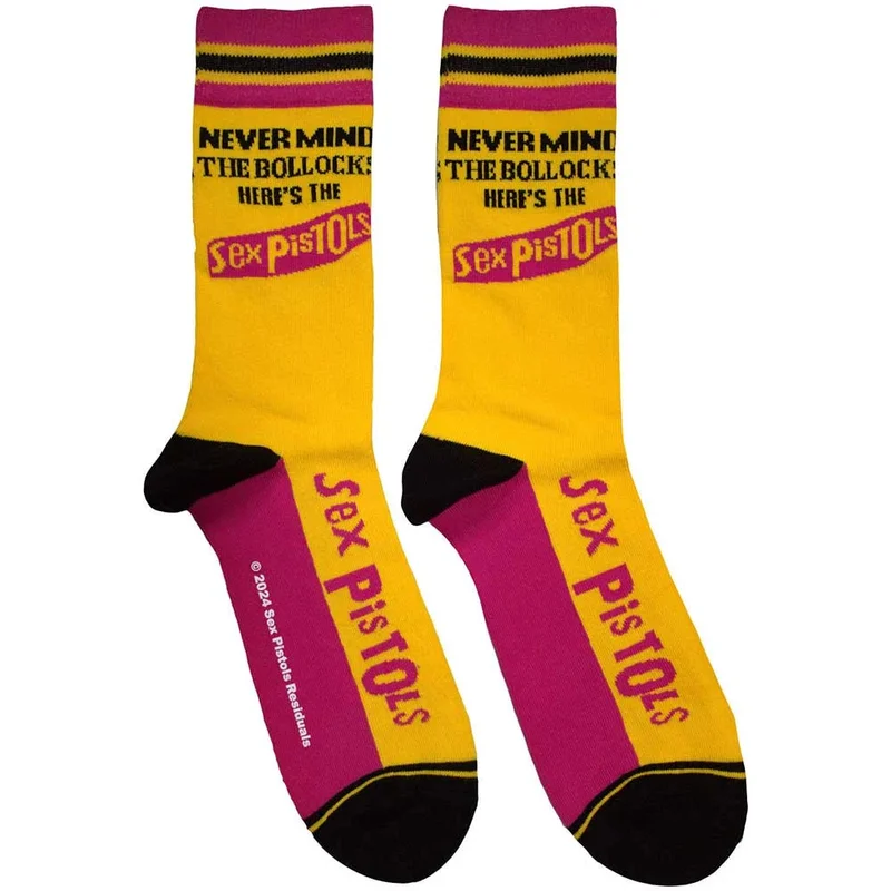 Sex Pistols - Never Mind The Bollocks Stripes Socks