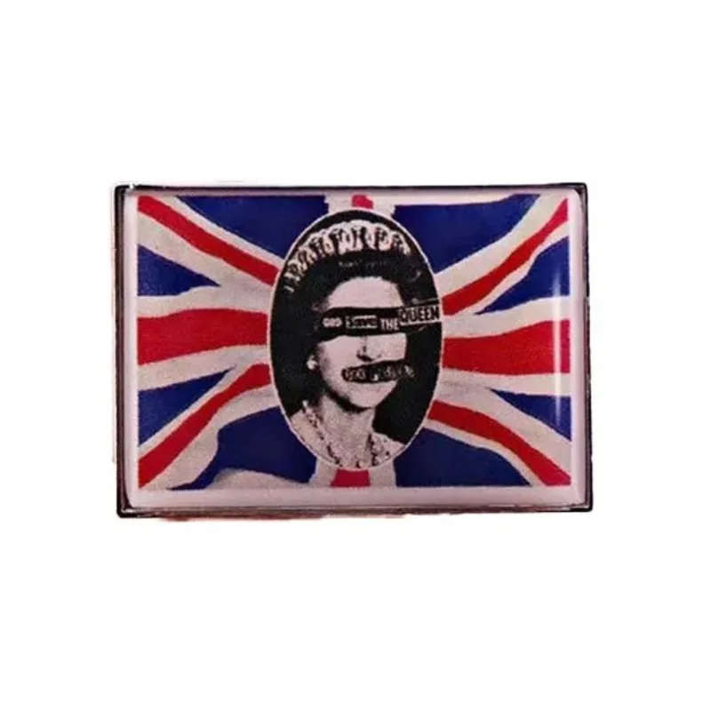 Sex Pistols Queen Enamel Pin