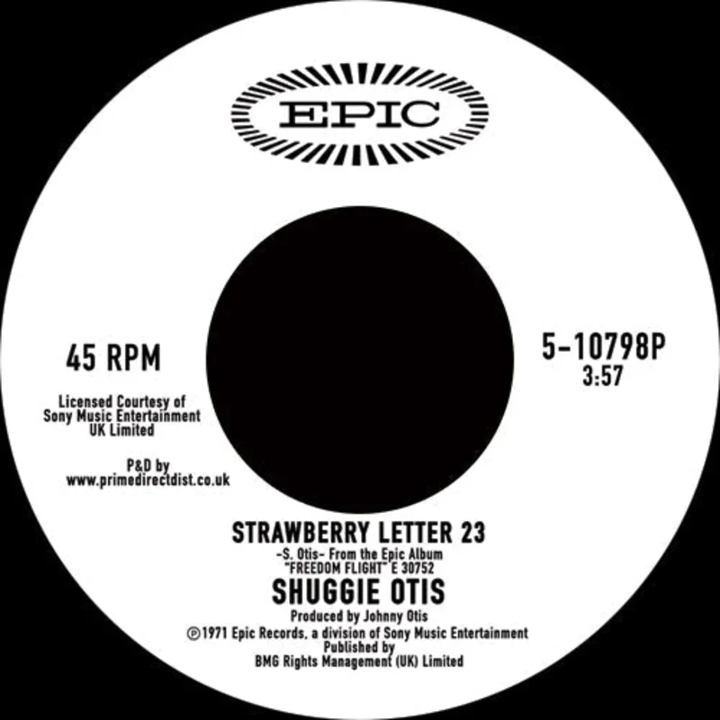 Shuggie Otis - Strawberry Letter 23 7" Vinyl