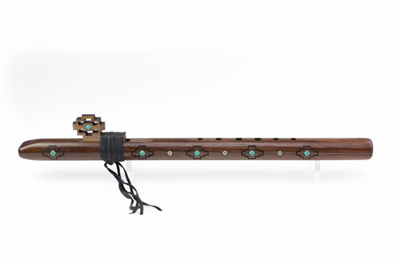 Silverado Signature 'F#' Flute Black Walnut & Silver Inlay