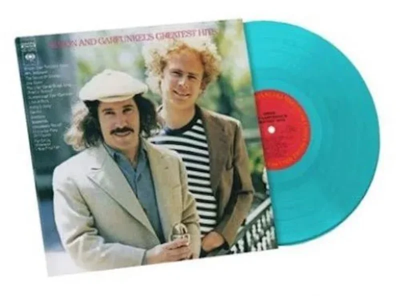 Simon And Garfunkel's Greatest Hits LP - Turquoise Color Vinyl Record