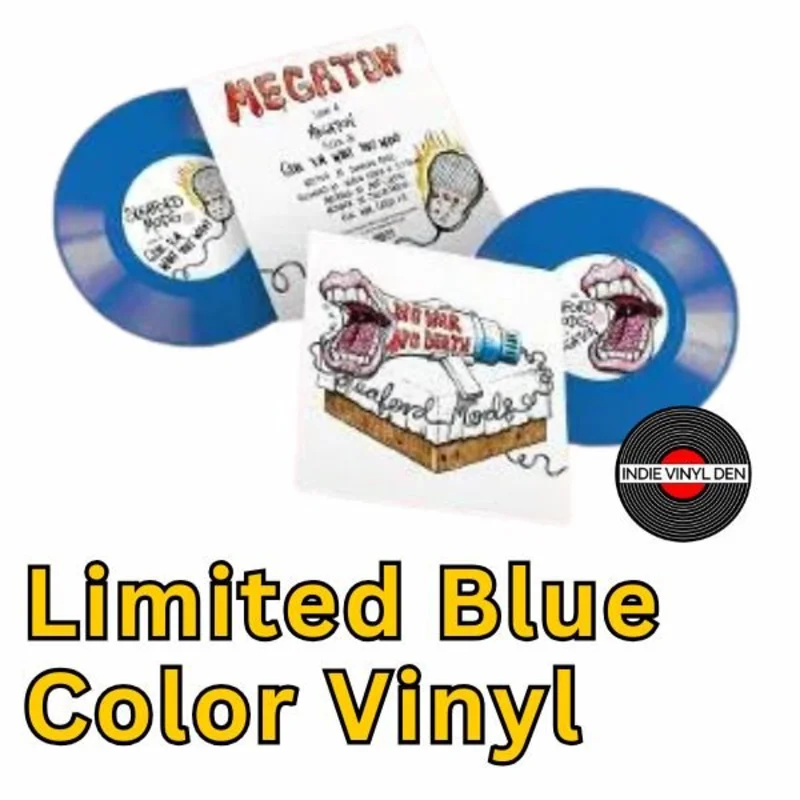 Sleaford Mods Megaton 7 Inch Blue Color Vinyl Very Limited Edition Collectible Indie Single