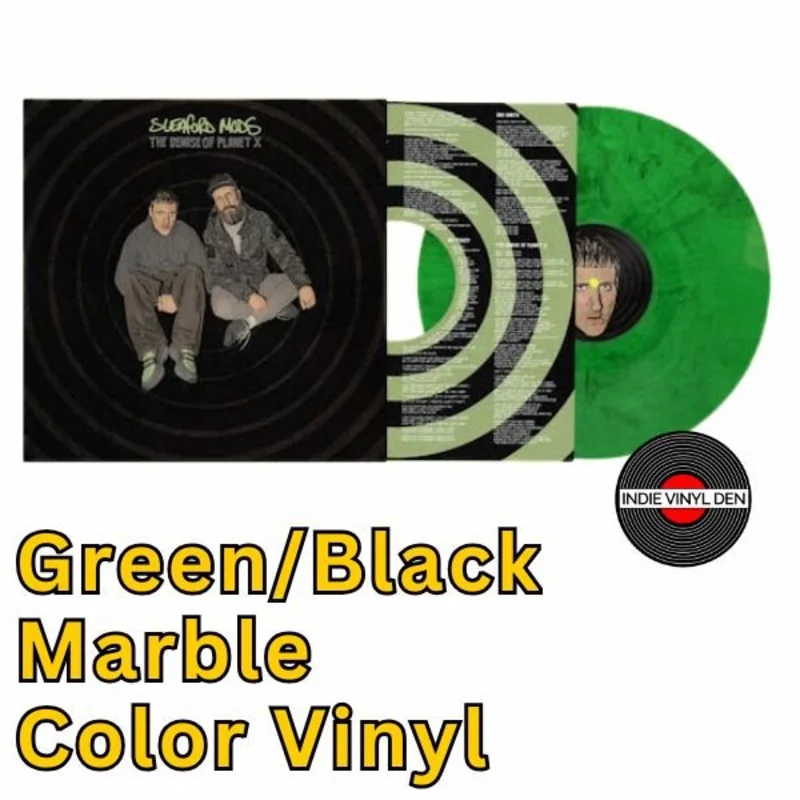 Sleaford Mods - The Demise of Planet X - Green Black Marble Color Vinyl Record