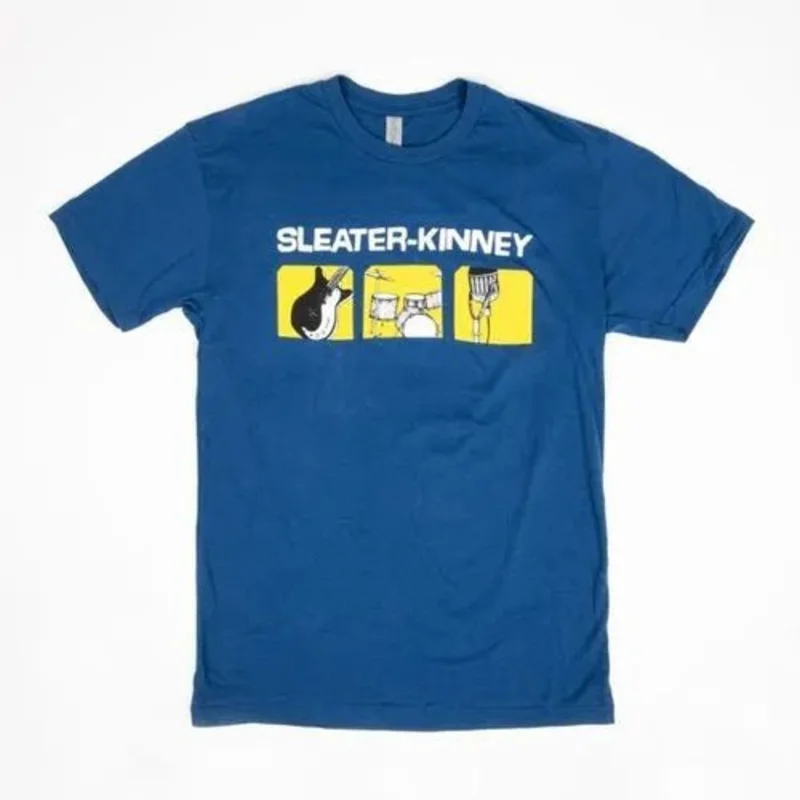Sleater-Kinney 2014 Blue T-Shirt Blue