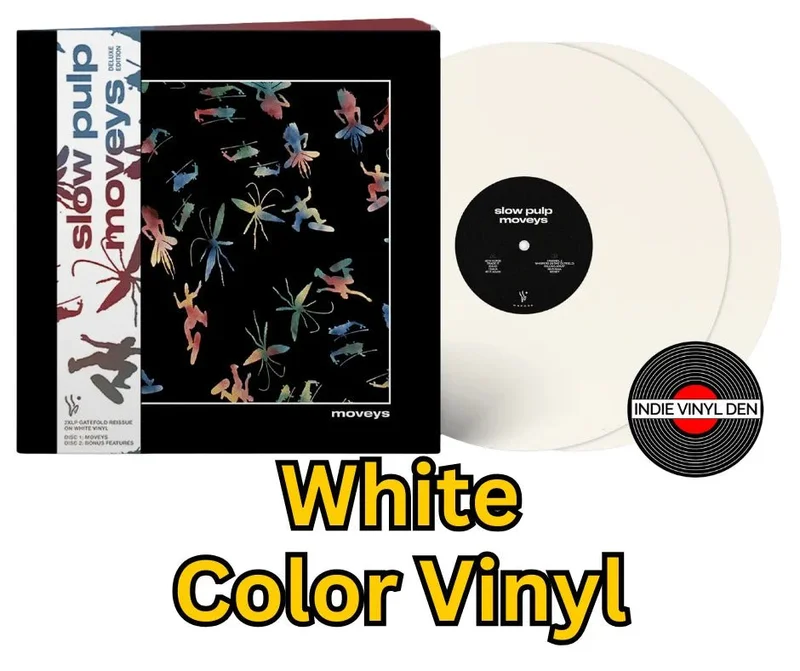 Slow Pulp - Moveys (Deluxe Edition) - White Color Vinyl Record