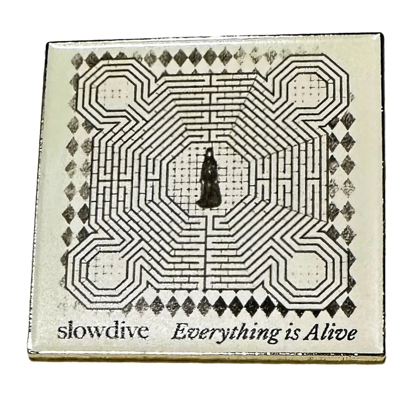Slowdive Everything is Alive Enamel Pin