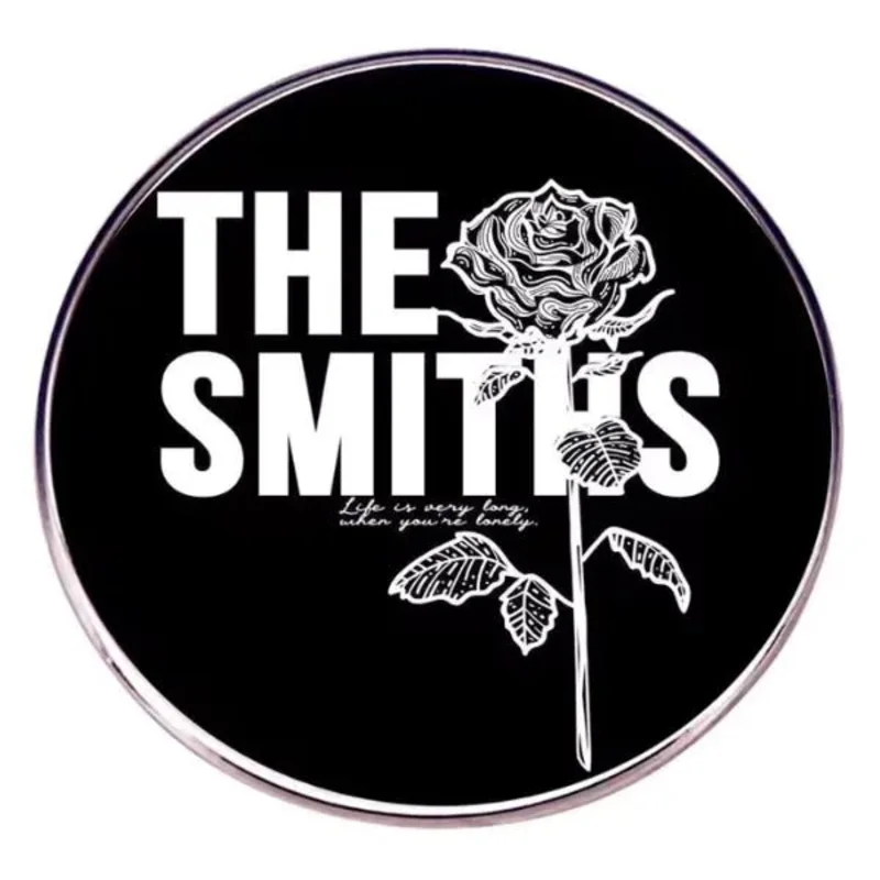 Smiths Round Rose - Enamel Pin