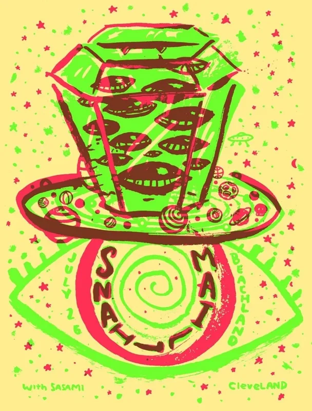 Snail Mail - Beachland 2019 Gig Poster