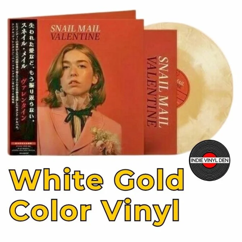 Snail Mail - Valentine - White Gold Japanese OBI Color Vinyl NEW