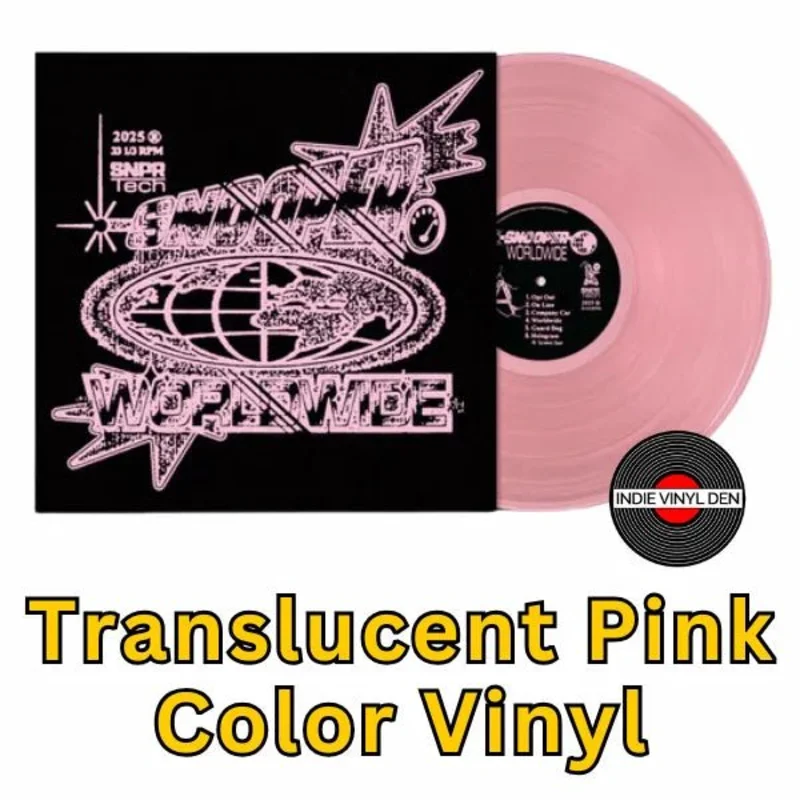 Snper - Worldwide - Translucent Pink Vinyl Record