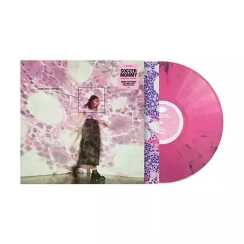 Soccer Mommy - Sometimes, Forever - Pink & Black Splatter Vinyl Record LP *