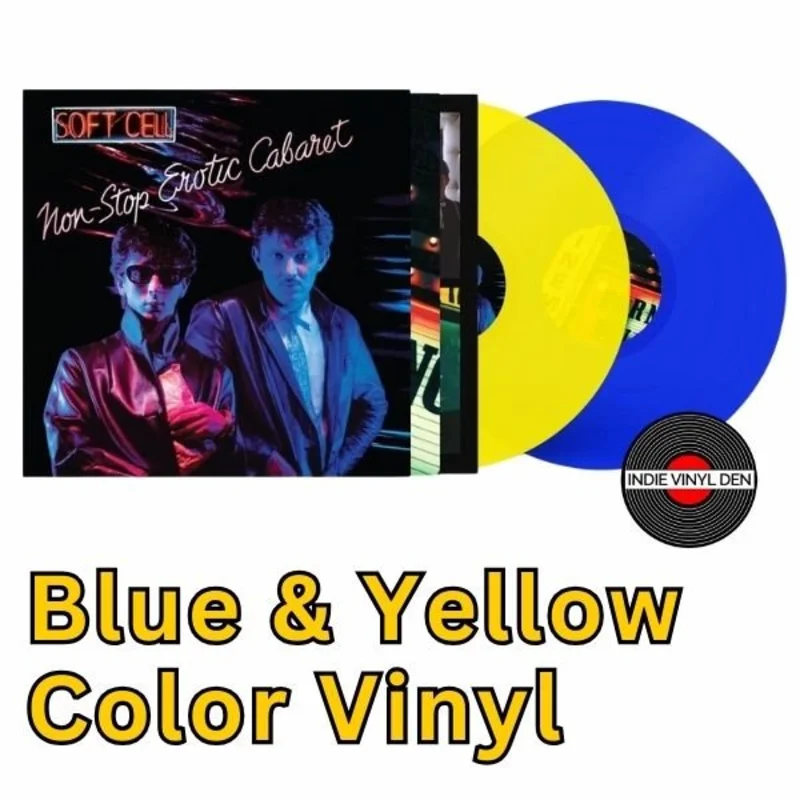 Soft Cell - Non-Stop Erotic Cabaret  - Blue & Yellow Expanded Color Vinyl