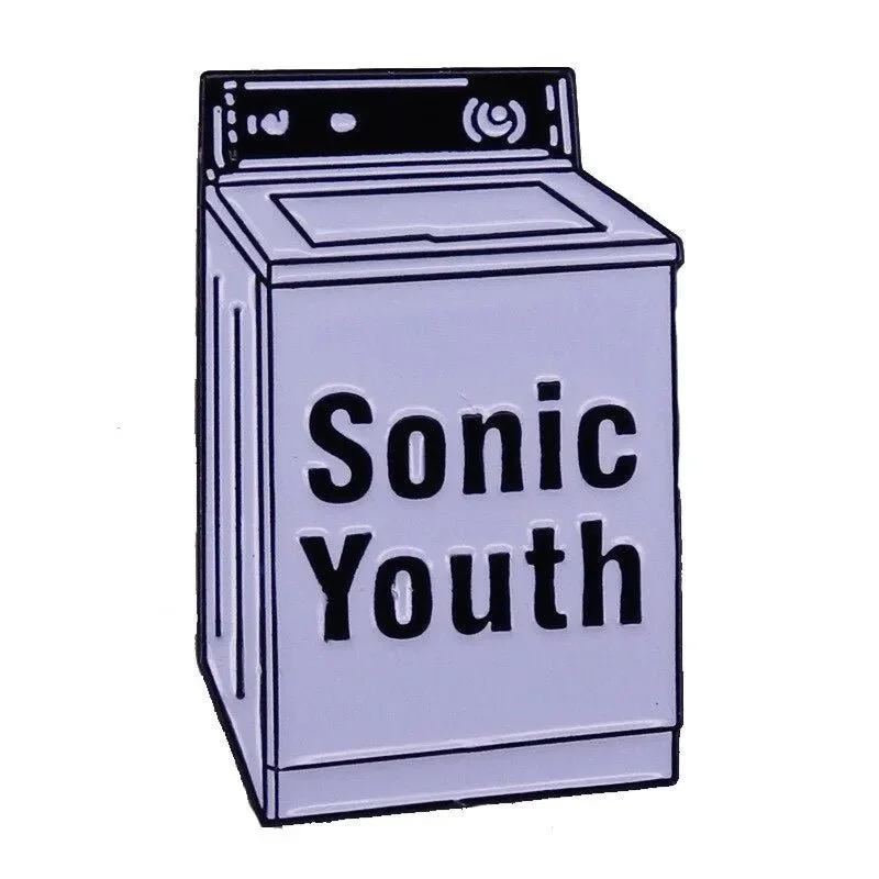 Sonic Youth Enamel Pin (Washing Machine)