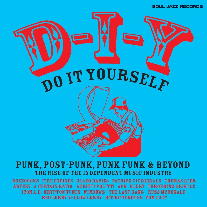 Soul Jazz Records - D-I-Y: Do-It-Yourself Punk, Post Punk, Punk Funk & Beyond: The Rise of Independent Music Industry (Transparent Orange Color) Vinyl LP