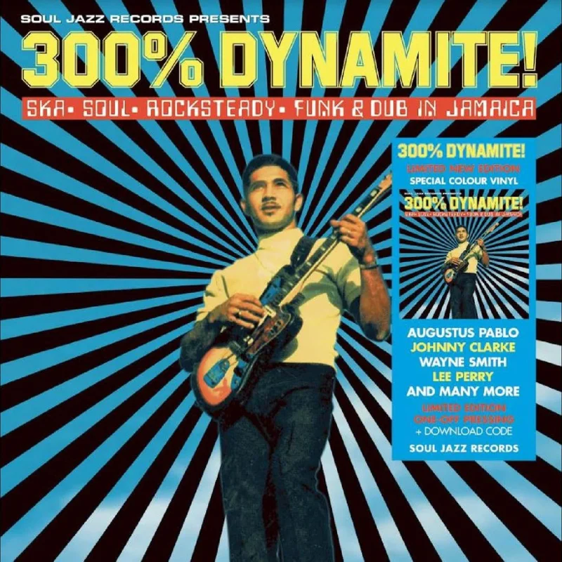 Soul Jazz Records presents - 300% DYNAMITE! Ska, Soul, Rocksteady, Funk and Dub in Jamaica (YELLOW VINYL) Vinyl LP
