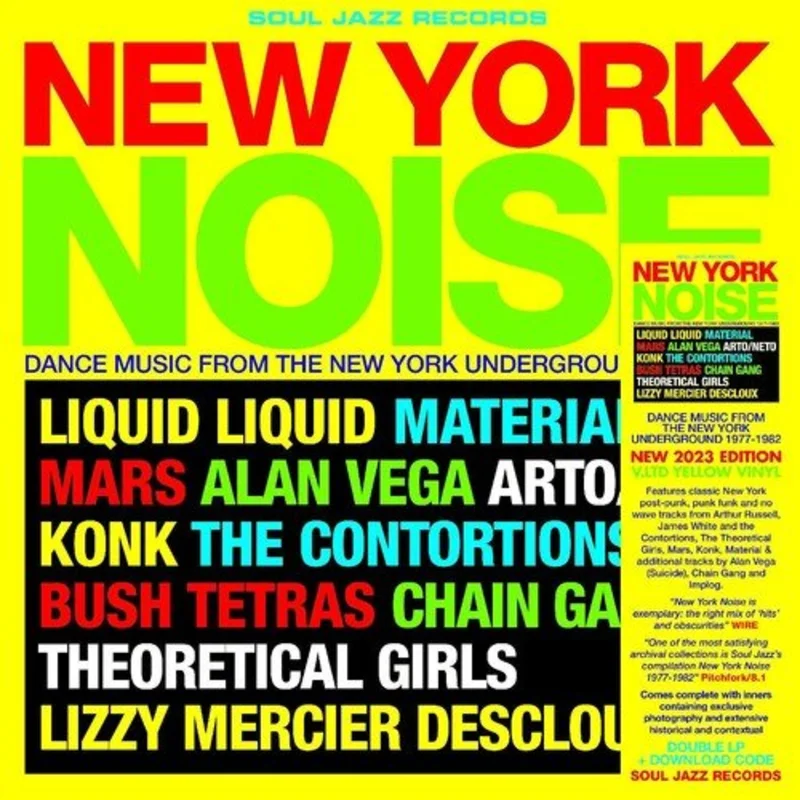 SOUL JAZZ RECORDS PRESENTS - NEW YORK NOISE - DANCE MUSIC FROM THE NEW YORK UNDERGROUND 1978-82 (YELLOW VINYL/2LP) (RSD) Vinyl LP
