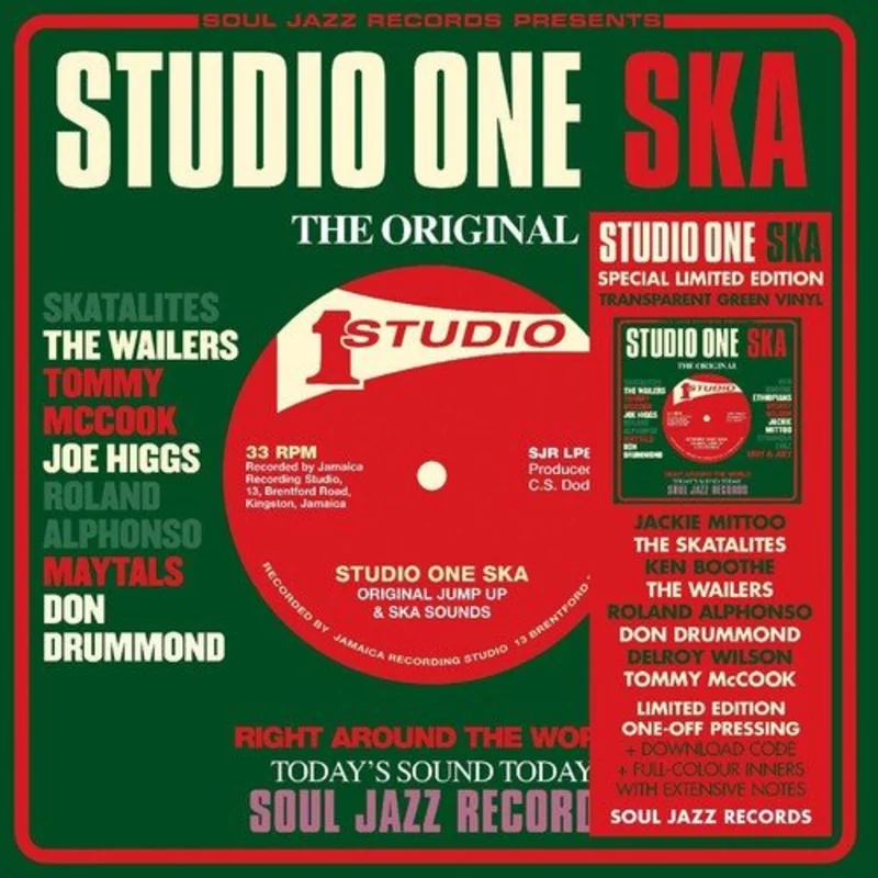 SOUL JAZZ RECORDS PRESENTS - STUDIO ONE SKA (GREEN VINYL/2LP) (RSD) Vinyl LP