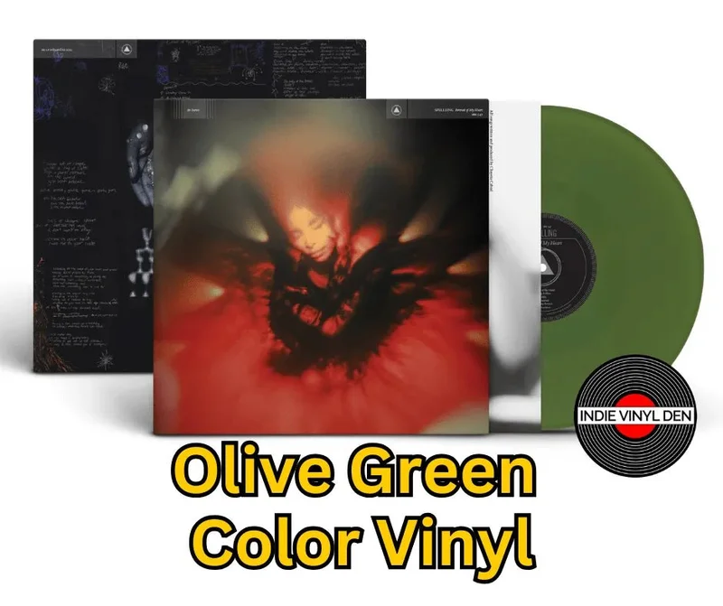 SPELLLING - Portrait of My Heart - Olive Green Vinyl Record w/ signed insert