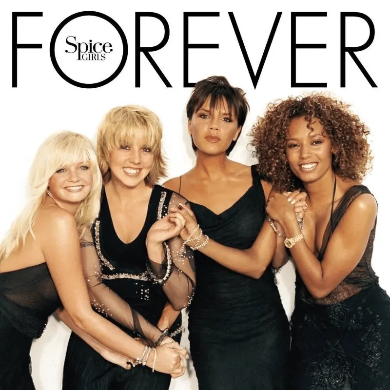 Spice Girls - Forever (25th Anniversary) (Black & Red Marble Color) Vinyl LP