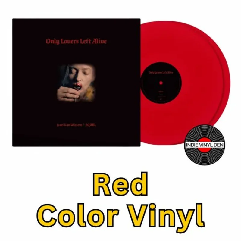 SQRL & Jozef Van Wissem - Only Lovers Left Alive OST - Red Color Vinyl Record