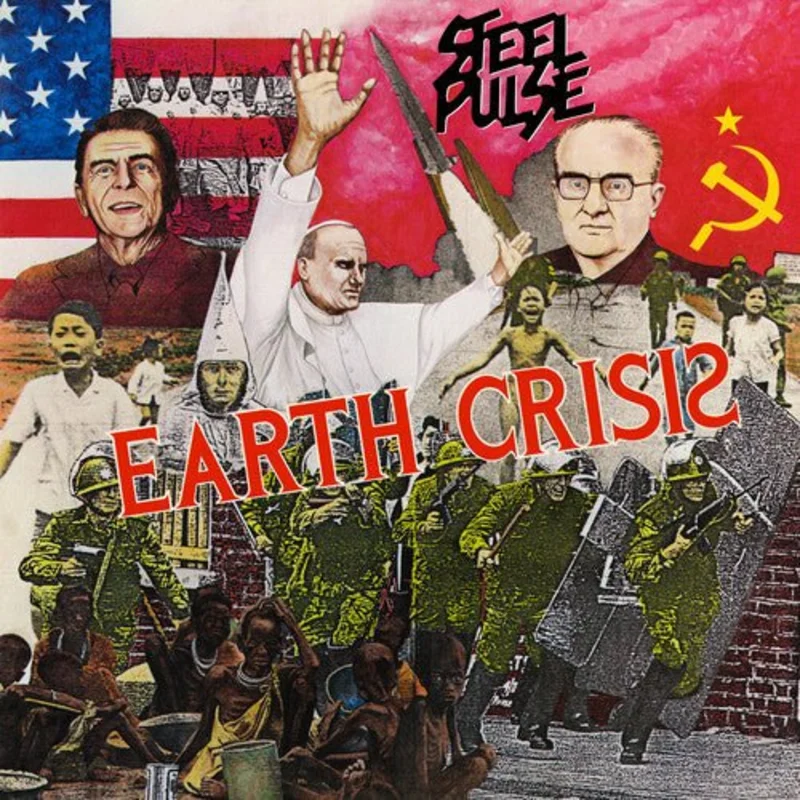 Steel Pulse - Earth Crisis (Red Yellow Green Tri-Color) Vinyl LP